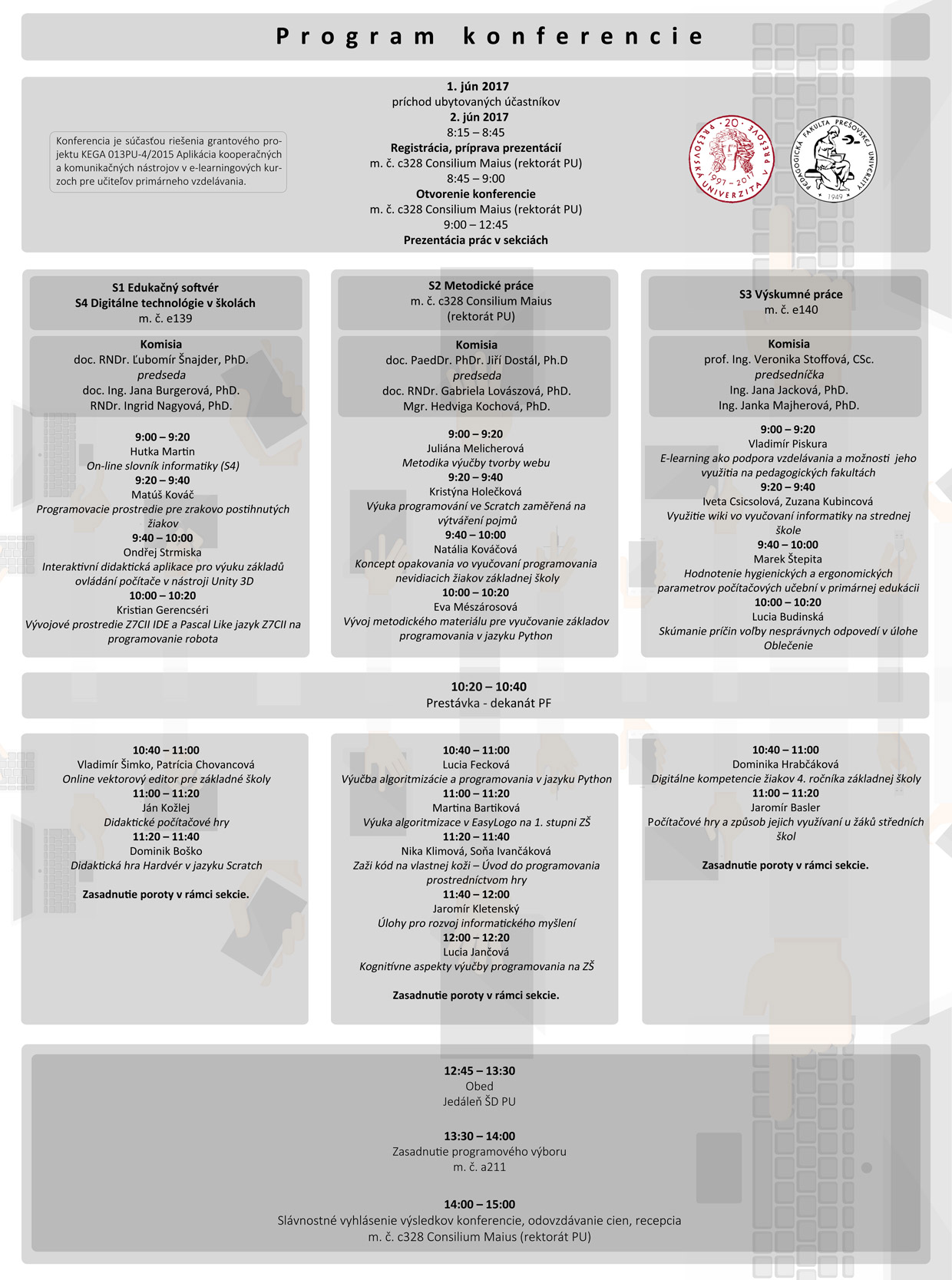 Program konferencie