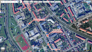 Mapa VŠA